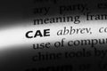 CAE Royalty Free Stock Photo