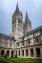 Caen: Abbaye aux Hommes, Normandy, France. History, locations