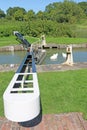 Caen Hill canal locks, Devizes, England Royalty Free Stock Photo