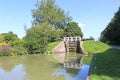 Caen Hill canal locks, Devizes, England Royalty Free Stock Photo