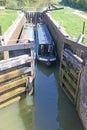 Caen Hill canal locks, Devizes, England