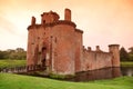 Caerlaverock castle, Scotland Royalty Free Stock Photo