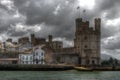Caernarfon Castle Royalty Free Stock Photo