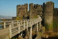 Caerphilly castle Royalty Free Stock Photo