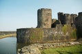 Caerphilly castle Royalty Free Stock Photo