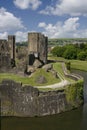 Caerphilly Castle Royalty Free Stock Photo