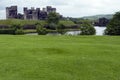 Caerphilly Castle South Wales Royalty Free Stock Photo