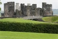 Caerphilly Castle South Wales Royalty Free Stock Photo