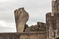 Caerphilly Castle South Wales Royalty Free Stock Photo
