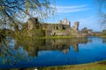Caerphilly Castle, South Wales, UK Royalty Free Stock Photo
