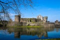 Caerphilly Castle, South Wales, UK Royalty Free Stock Photo