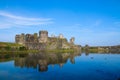 Caerphilly Castle, South Wales, UK Royalty Free Stock Photo