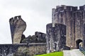 Caerphilly Castle Wales Royalty Free Stock Photo