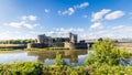 Caerphilly Castle, Wales Royalty Free Stock Photo