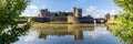 Caerphilly Castle, Wales Royalty Free Stock Photo