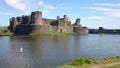 Caerphilly Castle Wales Royalty Free Stock Photo