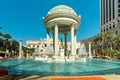 Caesar`s Palace hotel and casino pool Royalty Free Stock Photo