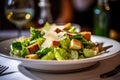 Caesar salad. Generative AI technology