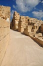 Caesarea amphitheater passage. Royalty Free Stock Photo