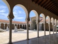 Moorish-style courtyard of the Ralli Museum Royalty Free Stock Photo