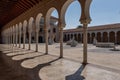 Caesarea, Israel - October 17, 2023: Moorish-style courtyard of the Ralli Museum and sculptures of famous Jews Royalty Free Stock Photo