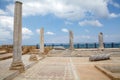 Caesarea ruins Royalty Free Stock Photo