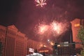 July 4th Fireworks at Caesars Palace, Las Vegas, Nevada