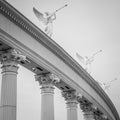 Caesars palas architecture n las vegas nevada Royalty Free Stock Photo