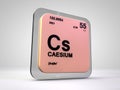 Caesium - Cs - chemical element periodic table