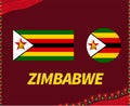 Can Cameroon 2021 Zimbabwe Flags Group B African Cup Football