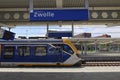 CAF Civity SNG local commuter sprinter train at the railway station of Zwolle