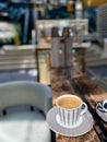 Cafe Americano served at Coffee Bar . Ready to Drink Royalty Free Stock Photo