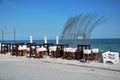 Cafe on the beach Royalty Free Stock Photo