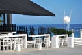 Cafe on the beach Royalty Free Stock Photo