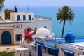 Touristic village Sidi Bou Said. Tunisia. Royalty Free Stock Photo