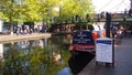 At the Birmingham Canal in the centre of Birmingham, England Royalty Free Stock Photo