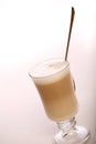 Cafe Coffee Latte in a glass Royalty Free Stock Photo