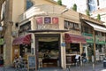 Cafe on the corner in Nicosia, Cyprus.