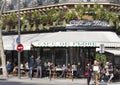 The cafe De Flore, Paris, France.