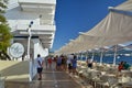 Cafe del Mar in San Antonio de Portmany on Ibiza island. Cafe del Mar is a famous seaside bar with the best views of sunset with