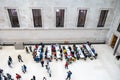 Cafe in the Great Court in the British Museum in London Royalty Free Stock Photo