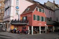 Cafe in the historical center of Graz, Austria Royalty Free Stock Photo