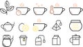 cafe icons - drink -coffee symbols