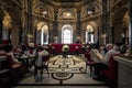The Cafe inside Kunsthistorisches Museum Wien or Museum of Art History
