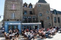 Cafe Inside Walled City of GuÃÂ©rande, France