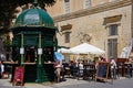 Cafe and kiosk, Valletta.