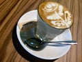 Cafe Latte with Latte art