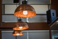 Cafe lighting vintage style lampshade.