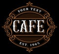 Cafe logo design.