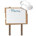 Cafe menu design Royalty Free Stock Photo